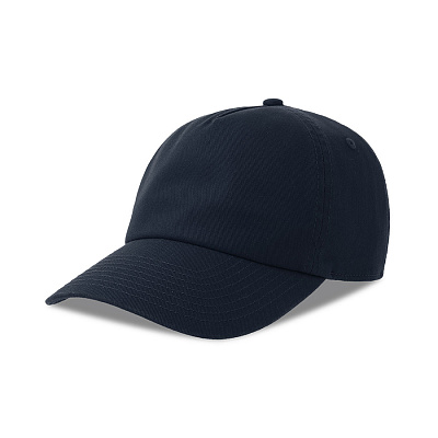 Бейсболка DAD HAT-S, 6 клиньев, металлическая застежка (Тёмно-синий)