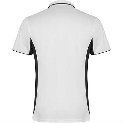 Спортивная футболка поло MONTMELO мужская, БЕЛЫЙ/ЧЕРНЫЙ 3XL