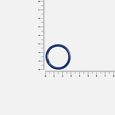 Карабин-кольцо Claus, L, синий