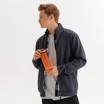 Толстовка на молнии ASTIN антрацит, размер XL