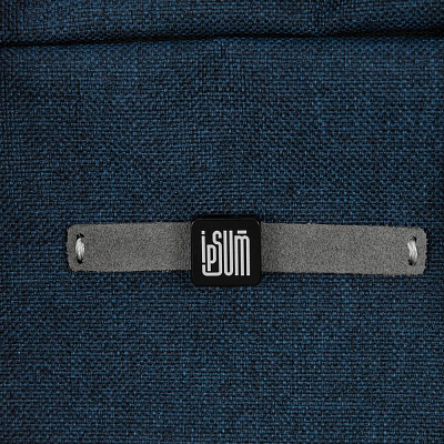 Лейбл кожаный Beta, XS, серый