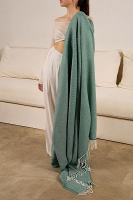 Плед «Гирвас», зеленый