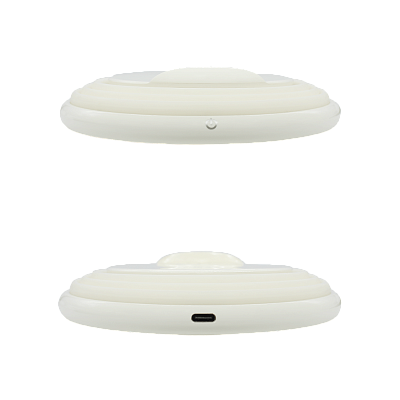 Беспроводное зарядное устройство Atomic с LED подсветкой (белый)