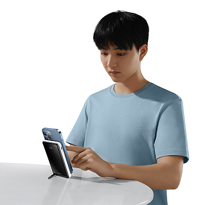 Беспроводной магнитный ПЗУ Baseus Magnetic Bracket 10000mAh 20W, темно-синий