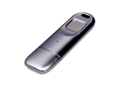 USB 3.0-флешка на 256 Гб со сканером отпечатков пальцев в подарочной упаковке (Серебристый) USB 3.0-флешка на 256 Гб со сканером отпечатков пальцев в подарочной упаковке (Серебристый)