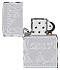 Зажигалка ZIPPO Armor® с покрытием High Polish Chrome, латунь/сталь, серебристая, 38x13x57 мм - Фото 4