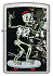 Зажигалка ZIPPO Skateboard Design с покрытием Street Chrome, латунь/сталь, серебристая, 38x13x57 мм - Фото 2