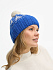 Шапка Holidale, синяя с молочным - Фото 5
