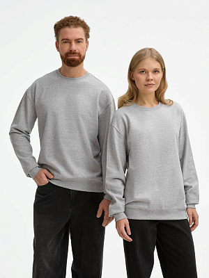 Свитшот унисекс Columbia, серый меланж