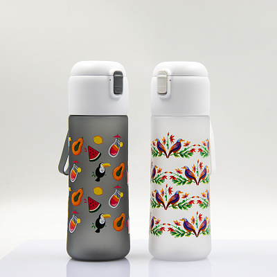 Бутылка для воды AqualityMate (серый)