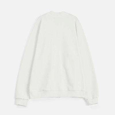 Бомбер унисекс Townie, молочно-белый