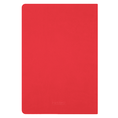 Ежедневник Latte soft touch недатированный, красный