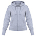 Толстовка женская Hooded Full Zip серый меланж - Фото 1