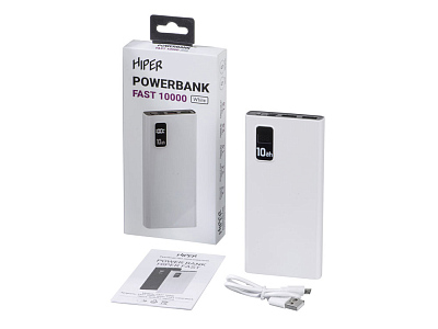 Портативный внешний аккумулятор FAST, 10000 mAh