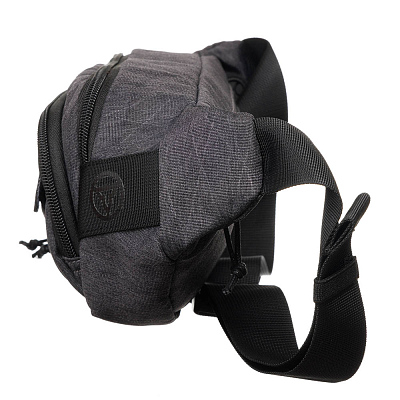 Сумка на пояс TORBER, серый, полиэстер, 27 х 9 х 14 см