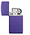 Зажигалка ZIPPO Slim® с покрытием Purple Matte, латунь/сталь, фиолетовая, матовая, 29x10x60 мм - Фото 4