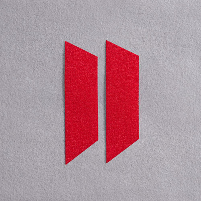 Основа Velkro M для крепления шевронов на липучке, красная