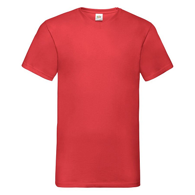 Футболка мужская "Valueweight V-Neck T" (Ярко-красный)