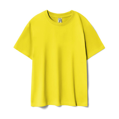 Футболка детская Regent Kids 150, бирюзовая (Лимонный)