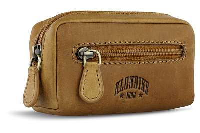 Ключница KLONDIKE RUSH «Harvey», натуральная кожа в коньячном цвете, 11 х 5,5 х 3,5 см