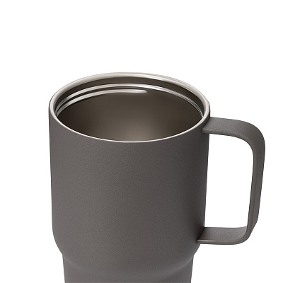 Термокружка вакуумная Авентура (Aventura), серая