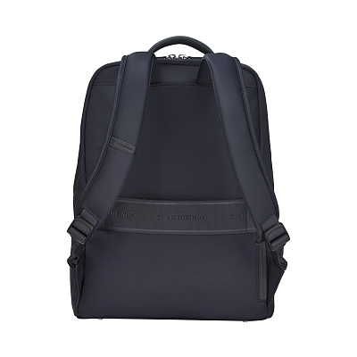 Рюкзак VICTORINOX Victoria Signature Compact Backpack, синий, нейлон/кожа, 30x16x38 см
