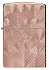 Зажигалка ZIPPO Armor® Hearts с покрытием Rose Gold, латунь/сталь, розовое золото, 38x13x57 мм - Фото 2