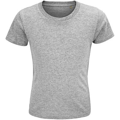 Футболка детская Crusader Kids, ярко-синяя (Серый меланж)