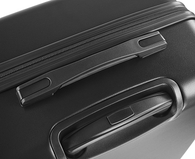 Чемодан BUGATTI Kallisto, чёрный, АБС-пластик, 35,5х23х53,5 см, 40 л