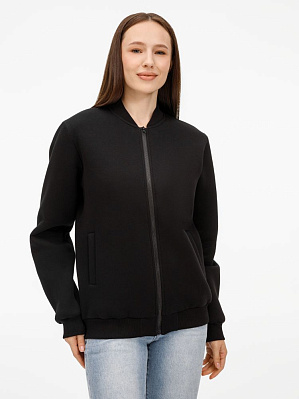 Бомбер унисекс Estado, черный (Чёрный)