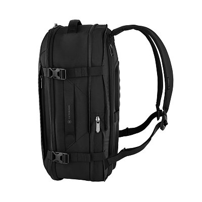 Рюкзак VICTORINOX Crosslight Boarding Bag, черный, RPET полиэстер, 39x22x53 см, 37 л
