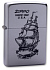 Зажигалка ZIPPO Boat-Zippo, с покрытием Satin Chrome™, латунь/сталь, серебристая, 38x13x57 мм - Фото 1