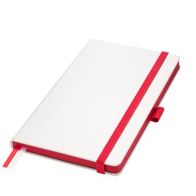 Ежедневник Arctic недатированный, белый/бирюзовый (Белый, серый, бежевый, красный)