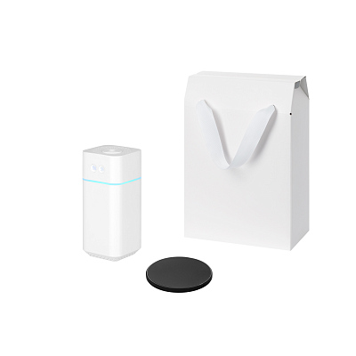 Подарочный набор Cloud NEO, Auris, черный (увлажнитель воздуха, зарядное устройство) (Белый, черный)