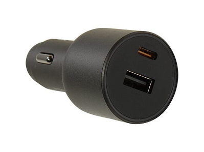 Устройство зарядное автомобильное Xiaomi 67W Car Charger (USB-A + Type-C) (Черный)
