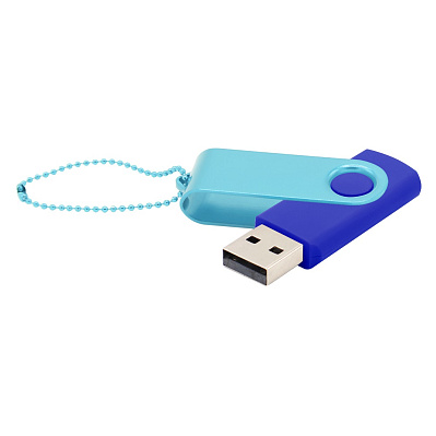 Флешка Designer To Go 2.0 USB 16Gb  (Синий/Бирюзовый)