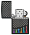 Зажигалка ZIPPO Chess Pieces с покрытием Black Matte, латунь/сталь, черная 38x13x57 мм - Фото 4