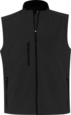 Жилет мужской софтшелл Rallye Men ярко-синий (Чёрный)