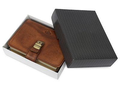 Органайзер Премьер с ежедневником, записной книжкой и блокнотом