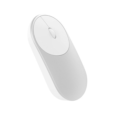 Мышь беспроводная Xiaomi Mi Portable Mouse  (Серебро матовое)