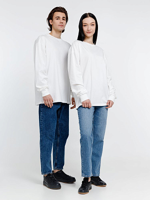 Футболка оверсайз унисекс Сity Sapiens, молочно-белая