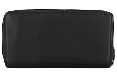 Кошелек KLONDIKE RUSH «Sheila», натуральная кожа в черном цвете, 19 х 11 х 4 см