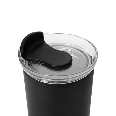 Термокружка вакуумная Strada, черная