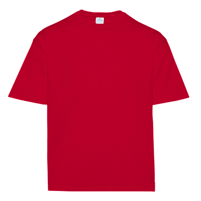 Футболка унисекс оверсайз STAN хлопок 260, 156 (Красный)