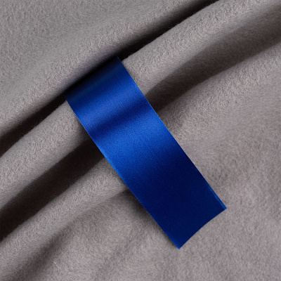 Лента сатиновая Satin 35 XXL, синяя, 220 см (Синий)