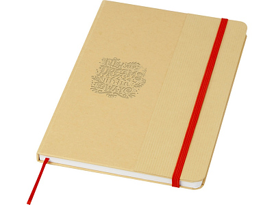 Блокнот A5 Nelida в твердой обложке из переработанного картона