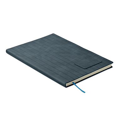 A5 notebook in smokey PU (Синий)
