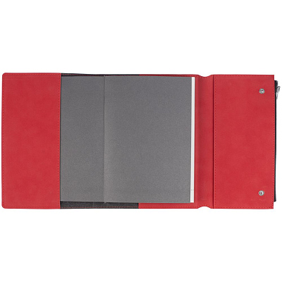 Ежедневник Grace на заказ, недатированный, красный