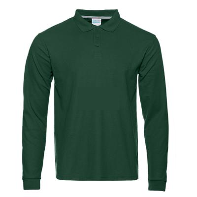 Рубашка поло унисекс STAN длинный рукав хлопок/полиэстер 185, 104S (Тёмно-зелёный) Рубашка поло унисекс STAN длинный рукав хлопок/полиэстер 185, 104S (Тёмно-зелёный)