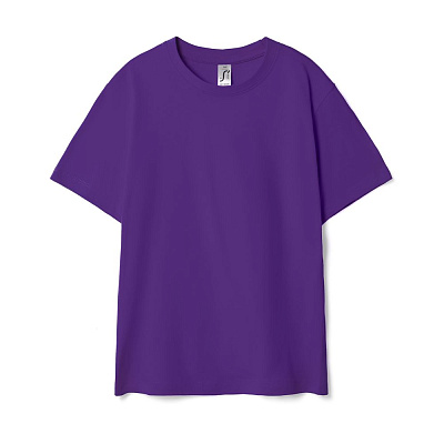 Футболка детская Regent Kids, ярко-бирюзовая (Фиолетовый)